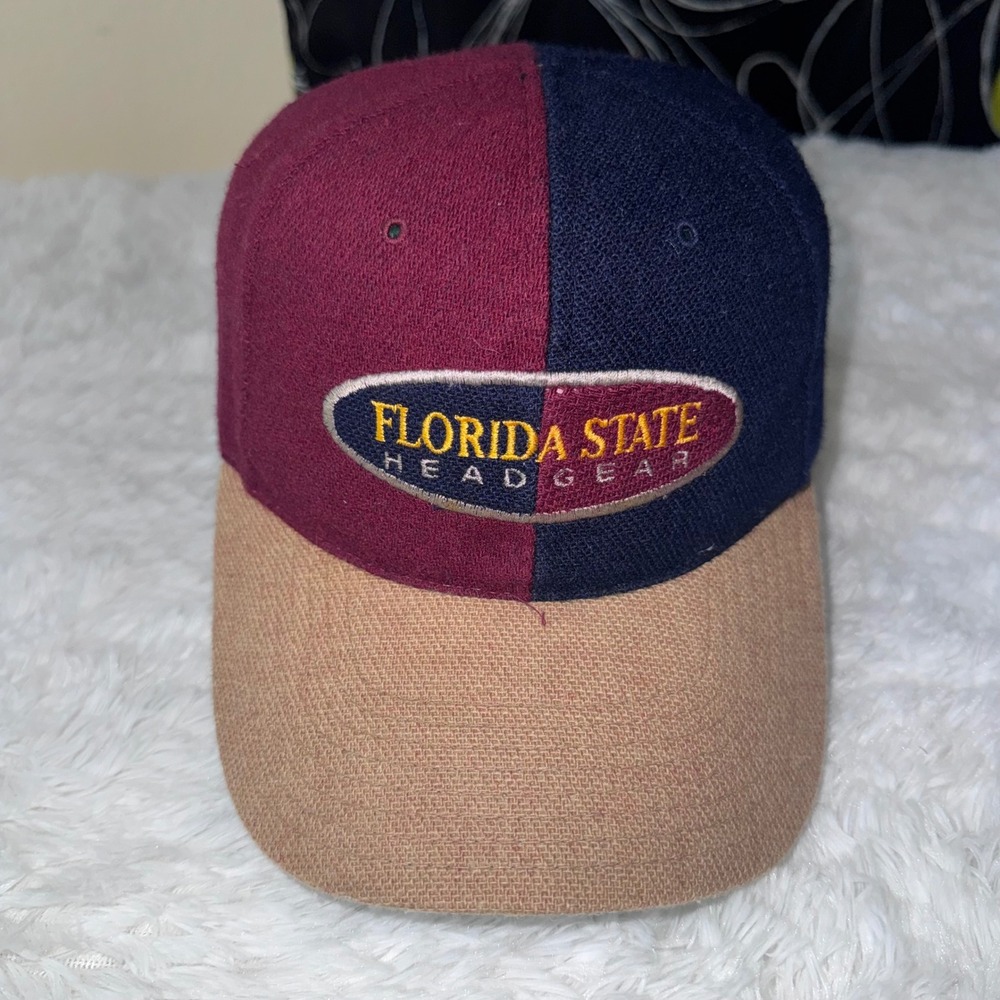 American Needle Florida State Hat Mens OSFAmissing top Strapback Vtg